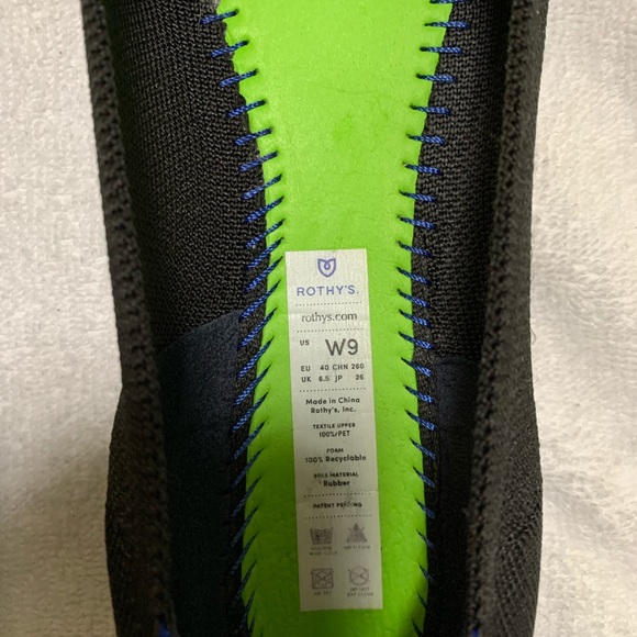 Rothys Black Round Toe Flats - Picture 11 of 14